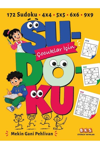 BKS ETKİNLİK YAYINLARI Çocuklar İçin Sudoku