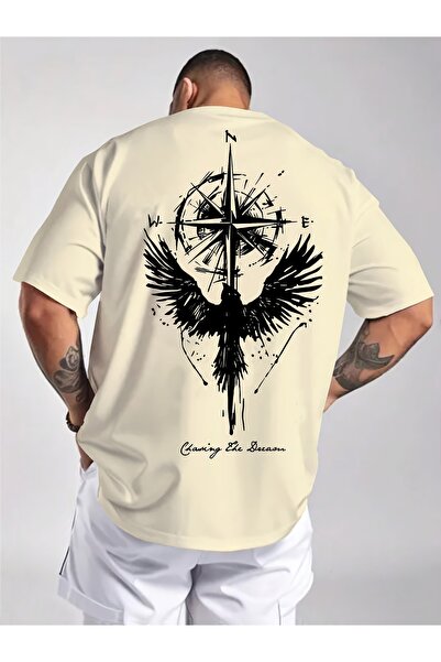 ship master "Chase Your Dreams" - Stylish T-Shirt with Angel and Compass Design