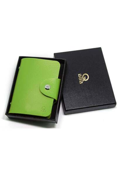 Q TRIPLE A Holders for Men & Women Soft Leather Bank Card Case Slim Pocket Wa...