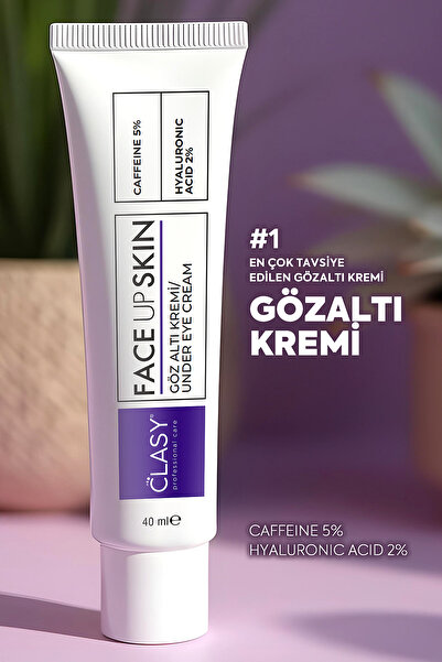 Claasy Care Face Up Skin Göz Altı Kremi, Göz Altı Morlukları Ve Göz Altı Neml...