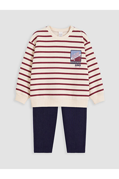 LC Waikiki Striped Baby Boy Set