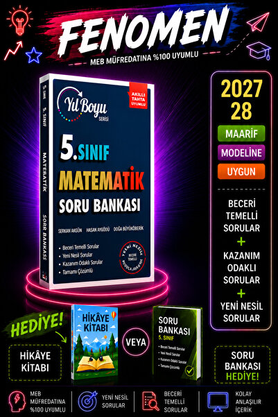 Yargı Ders arkadaşım 5 sınıf matematik yıl boyu soru bankası