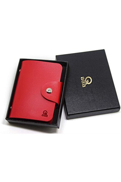 Q TRIPLE A Holders for Men & Women Soft Leather Bank Card Case Slim Pocket Wa...