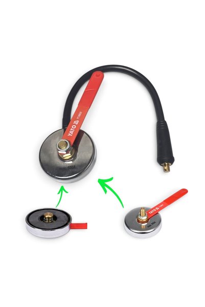 OEM Cablu 25mm pentru sudura, masa magnetica - 2 m
