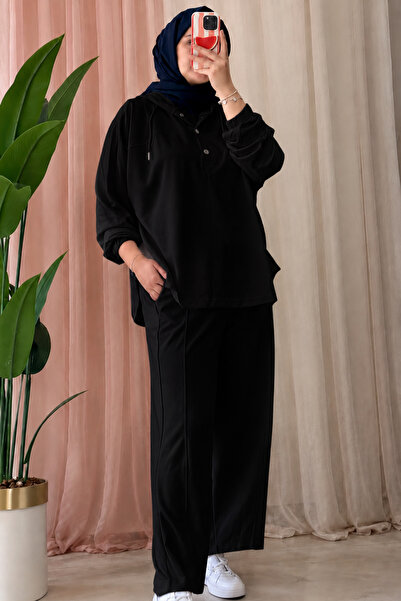 müqofficial Hooded Sport Suit-Black