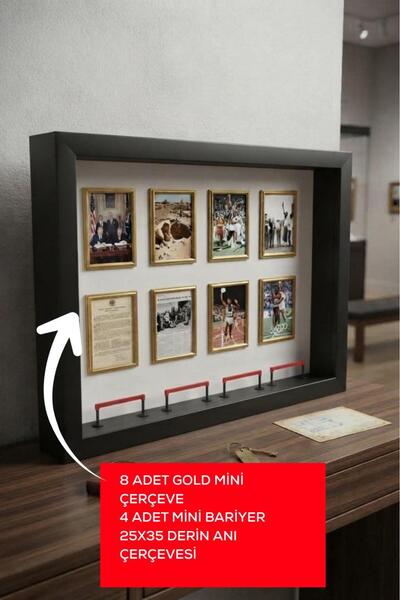 fy design Museum Of Us Çerçeve Seti 25x35 Çerçeve + 8 Adet Mini Çerçeve + 4 A...