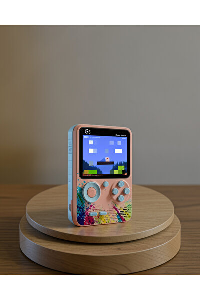 Azrlya Mini Retro Oyun Konsolu 500 Oyunlu 3.0 İnç Ekran ve Şarjlı Batarya