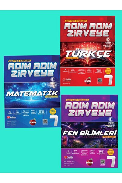 Newton Yayınları 7 SINIF 3 LÜ SET ADIM ADIM ZİRVEYE NEWTON MAARİF MODEL 2026(...