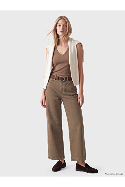 LC Waikiki Timeless Clothing & Timeless Choices Women's Culotte Fit Jeans wit...