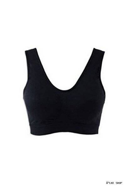 Sistina Ilkestor Black Seamless Women's Padded Bra Corset - 704 - (01921) Size m
