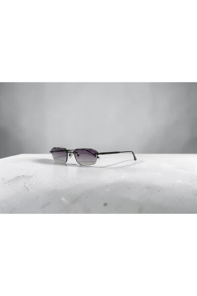SBR Vareno Ochelari de Soare, Rimless, Lentile Nylon Gradient Gray UV400 Categoria 3