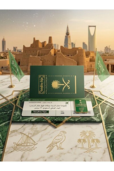 GIFT توزيعات بروش مغناطيسي مع الجواز السعودي 96 (12 حبة)