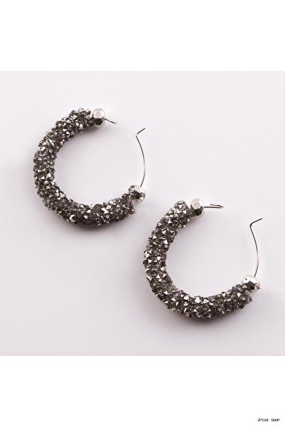 ZERO LAND Ilkestor Fitil (12737) Earrings Gray