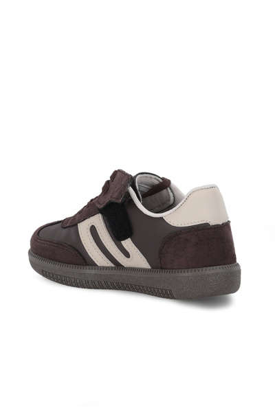 Slazenger DODO Unisex Çocuk Cırt Cırtlı Kahve / Bej Günlük Spor Ayakkabısı