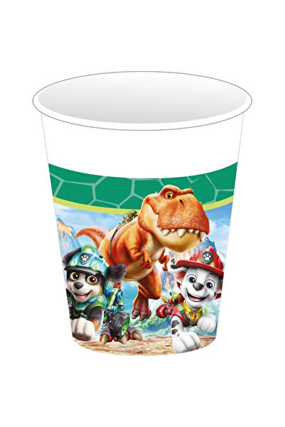Javoli Patrula Cățelușilor Dino Movie pahar de hârtie 8 buc 250 ml FSC