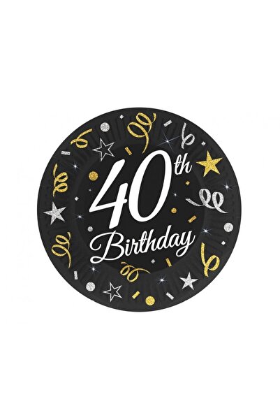 Javoli Happy Birthday B&C Happy Birthday 40 paper plates 6 pcs 18 cm