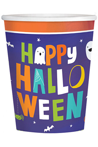 Halloween Friends pahar de hârtie 8 buc 250 ml