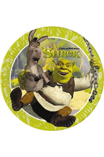 Shrek Adventure paper plate, 8 pcs, 23 cm, FSC