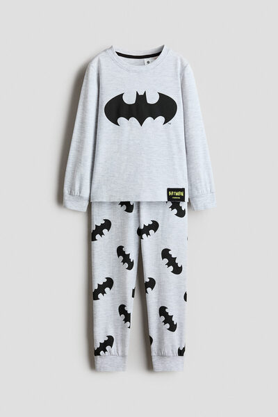 H&M Pamuklu ve Baskılı Pijama Takımı