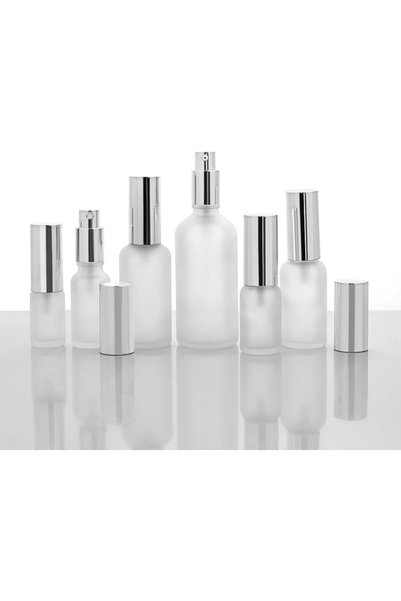 Yelajoy 7Pcs Frosted Glass Spray Bottles, Leak Proof Empty Spray Bottles with...