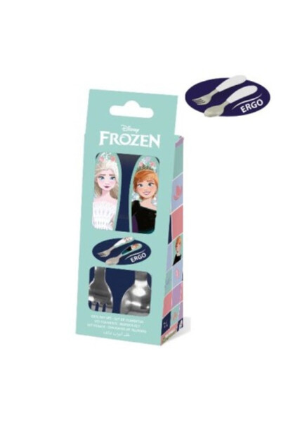 Javoli Disney Regatul de gheață Snowy Tale set de tacâmuri ergo din metal - 2...