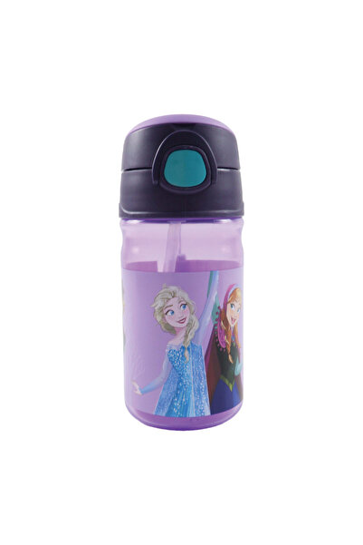 Javoli Disney Frozen Modern Magic plastic bottle with straw and hook 350 ml