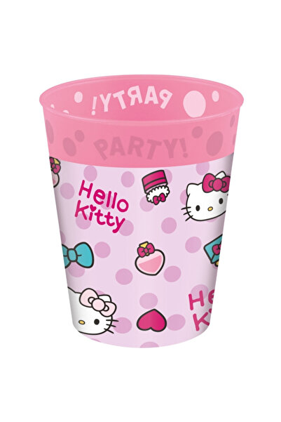 Hello Kitty Fashion micro premium set of plastic glasses, 4 pieces, 250 ml