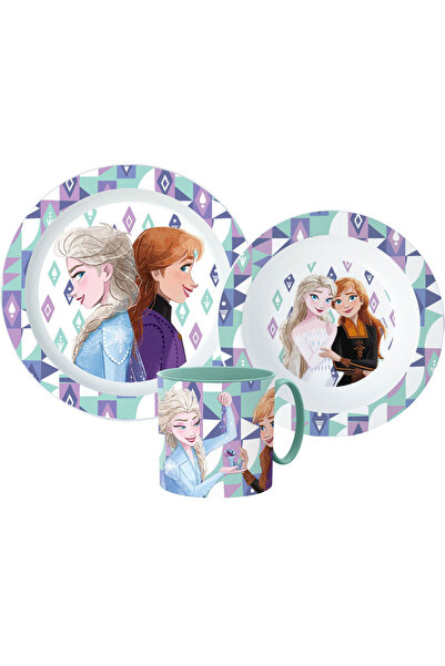 Javoli Disney Regatul de gheață Ice Magic set de tacâmuri, set micro din plas...