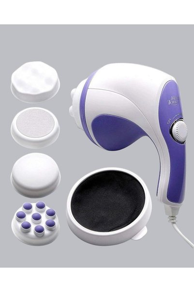 ARMÜZ Electric Massager with 5 Heads, Powerful Vibrating Anti-Cellulite Body Massager
