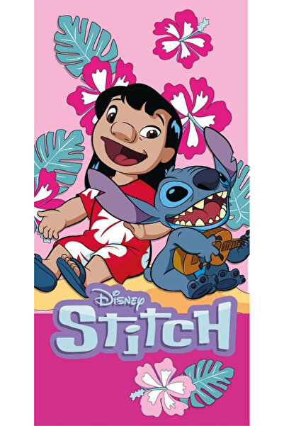 Javoli Disney Lilo și Stitch Ukulele Time prosop de baie, prosop de plajă 70x...