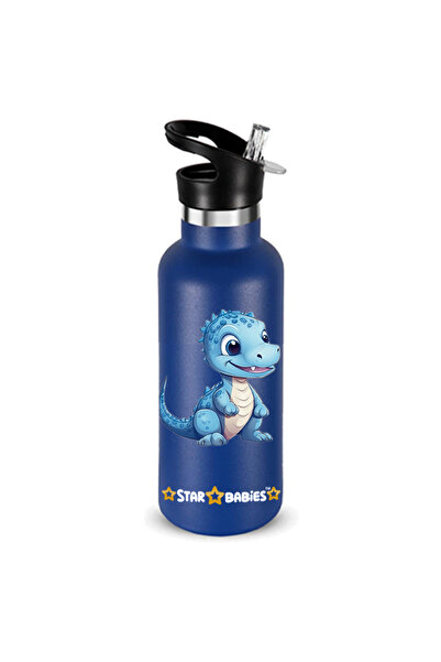 STAR BABiES - Stainless Steel Water Bottle - Dino - 500ml