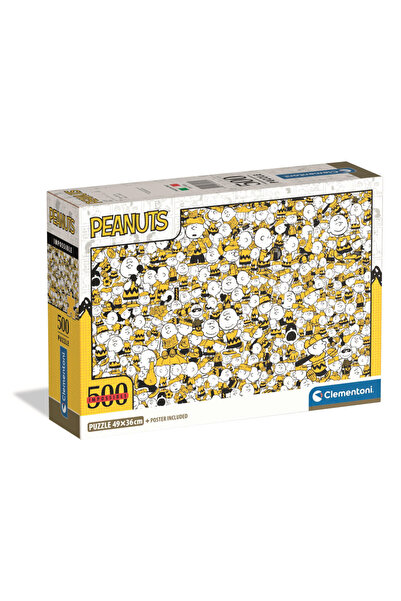 SNOOPY Crowd Chaos Puzzle Clementoni compact cu 500 piese