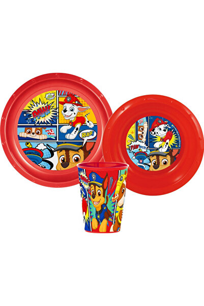Javoli Patrula Cățelușilor Comic set de masă, set din plastic