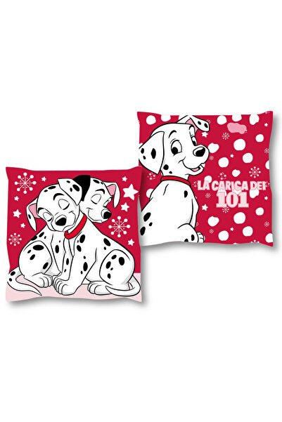 Javoli Disney 101 Dalmațieni Cuddle Spots pernă decorativă 38x38 cm catifea
