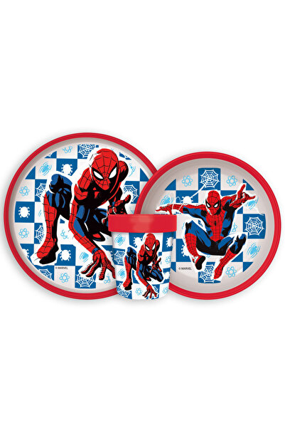 Javoli Omul Păianjen Midnight Flyer set de masă antialunecare, set micro plastic