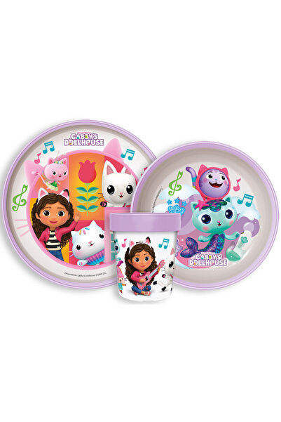 Gabby's Dollhouse Wonderland set de masă anti-alunecare, set micro plastic