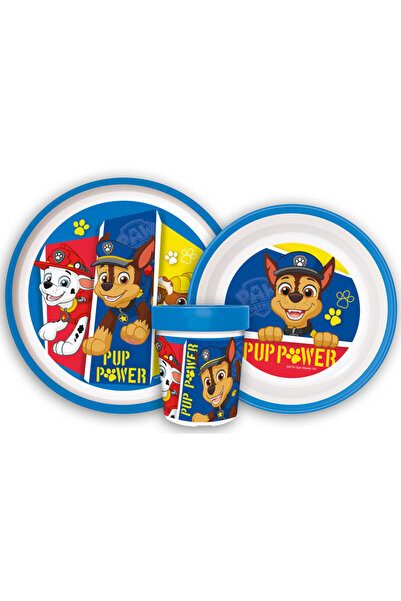 Javoli Paw Patrol Pup Power non-slip dish set, micro plastic set