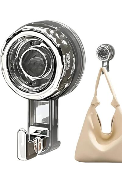 GENERAL Shower Suction Hooks, Heavy Duty Removable No Drill Hanger for Smooth...