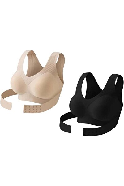 Pretty GRIL Posture Support Sports Bra for Women, Ergonomic Design with Wide ...