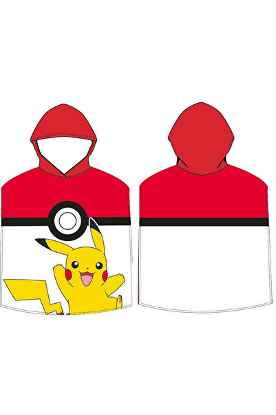 Pokémon Плажна кърпа пончо Покебол 50x115 см