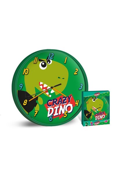 Dinozaur Ceas de perete verde 25 cm