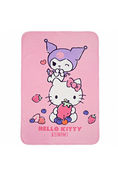 Hello Kitty Fruits pătură fleece 100x140cm