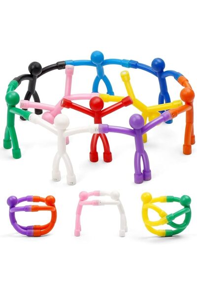 ALMEKAQUZ 10Pcs Refrigerator Magnets Men, Cute Fridge Magnet Man,Fun Magnetic...
