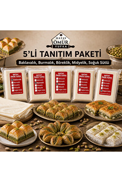 ömür yufka HATAY 5 PAKET KARMA YUFKA