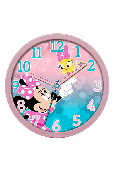 disney minnie Стенен часовник с диви цветя 25 см