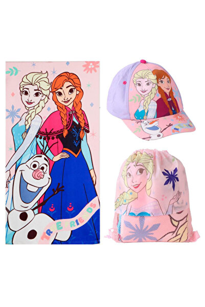 Javoli Disney Frozen True Friends towel, gym bag, baseball cap set