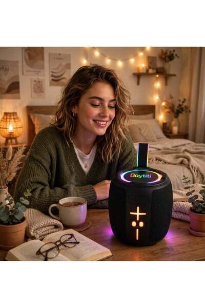 DubaiGallery Buytiti CH-J2105 Portable Bluetooth Music Speaker with RGB LED E...