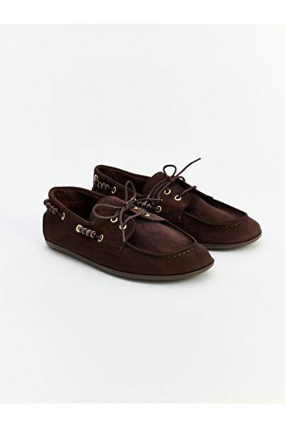 LC Waikiki Gencc Kalitesiyle Süet Görünümlü Kadın Loafer