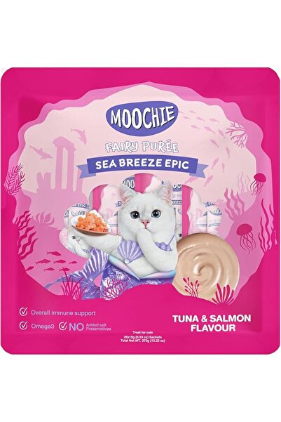 MOOCHIE Tuna & Salmon Flavor Cat Treats 375 g