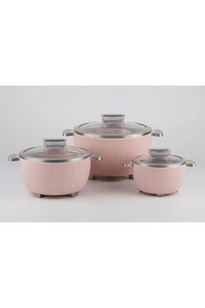Generic Insulated Food Warmer Casserole Set, Stainless Steel Thermal Serving ...